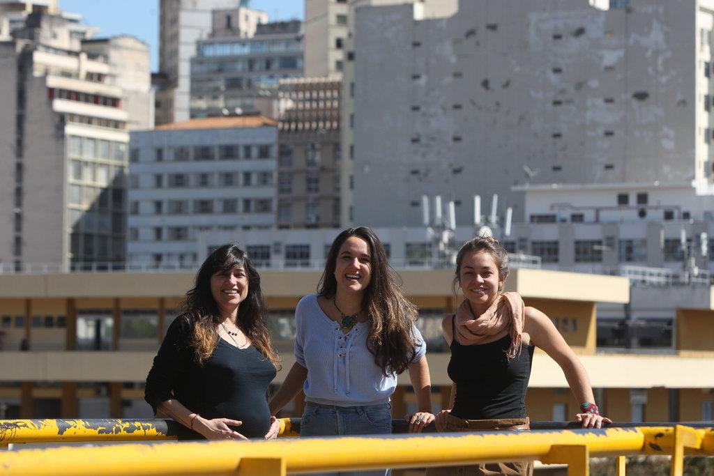 As idealizadoras do festival: Janaína Macruz, Juliana Flores e Priscila Amoni&nbsp; ( Flávio Tavares/Hoje Em Dia)