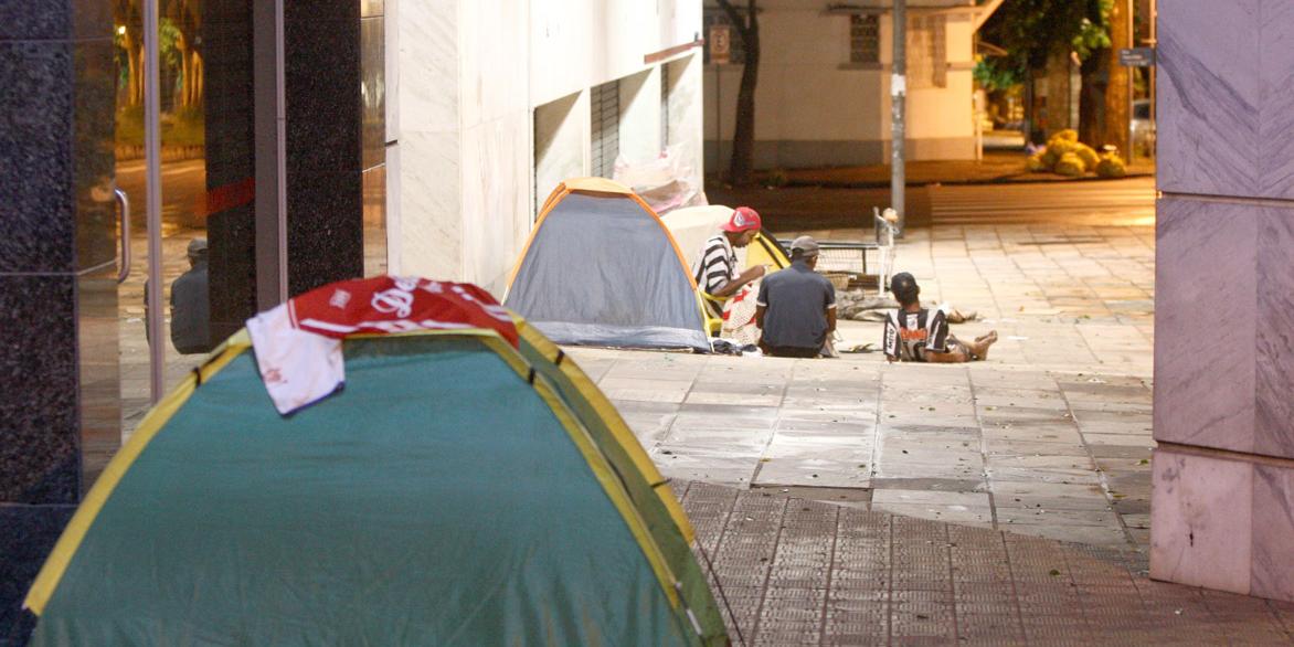 De acordo com a prefeitura, a ocupação média nos abrigos aumentou de 85% para 95% por causa do frio (Wesley Rodrigues)