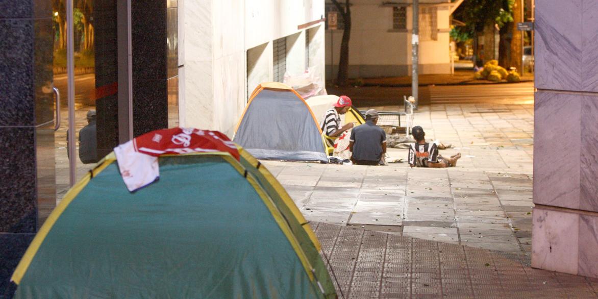 De acordo com a prefeitura, a ocupação média nos abrigos aumentou de 85% para 95% por causa do frio  (Wesley Rodrigues)