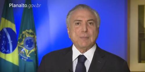 (Reprodução /Twitter Michel Temer )