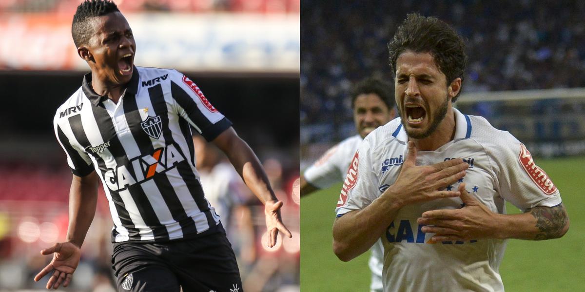  (Bruno Cantini/Atlético; Washington Alves/Lightpress/Cruzeiro)