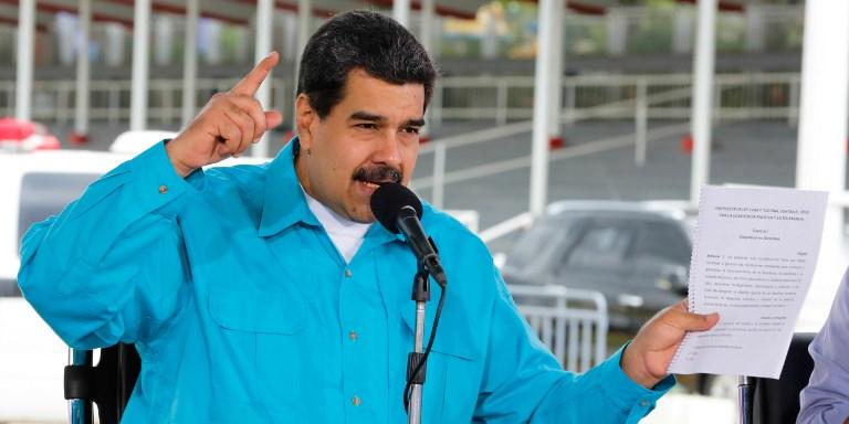 (HO / Venezuelan Presidency / AFP)