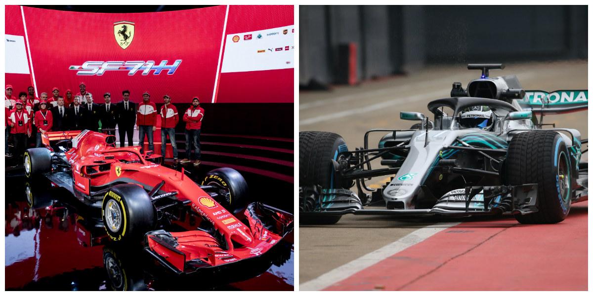  (Media Ferrari e Mercedes AMG Petronas/divulgação)