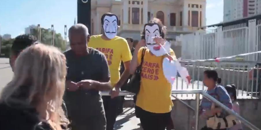 (Reprodução vídeo Tarifa Zero)