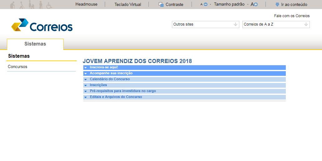  (Reprodução / Site dos Correios)