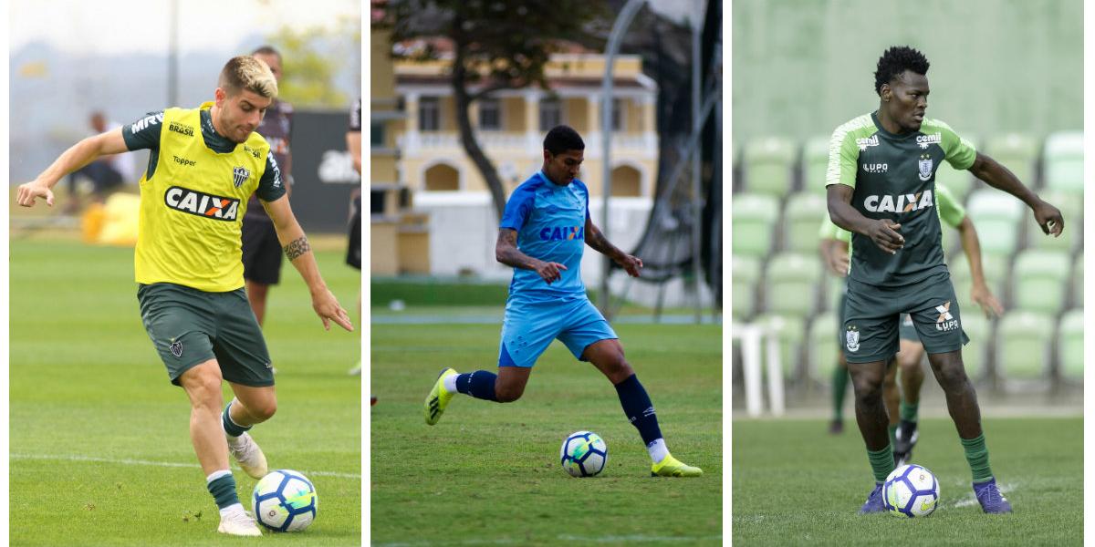  (Bruno Cantini/Atlético, Bruno Haddad/Cruzeiro e Mourão Panda/América)