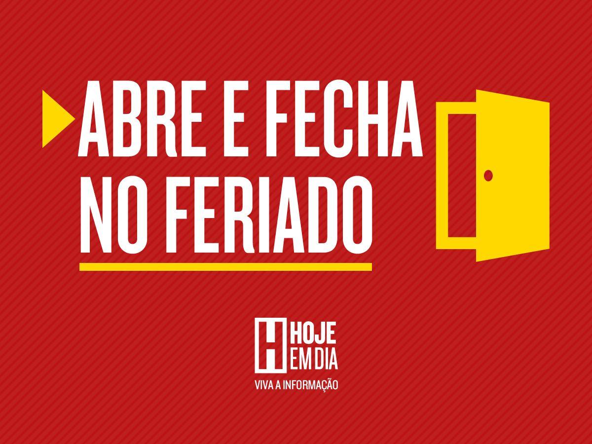 Confira o que abre e fecha em BH no feriado de Ano Novo Confira o que abre e fecha em BH no feriado de Ano Novo