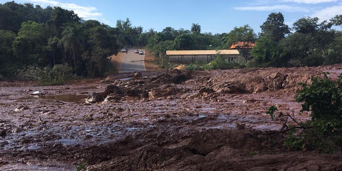 Rompimento de barragem em Brumadinho é considerado um dos maiores desastres ambientais do país.
 (Lucas Prates/Hoje em Dia)