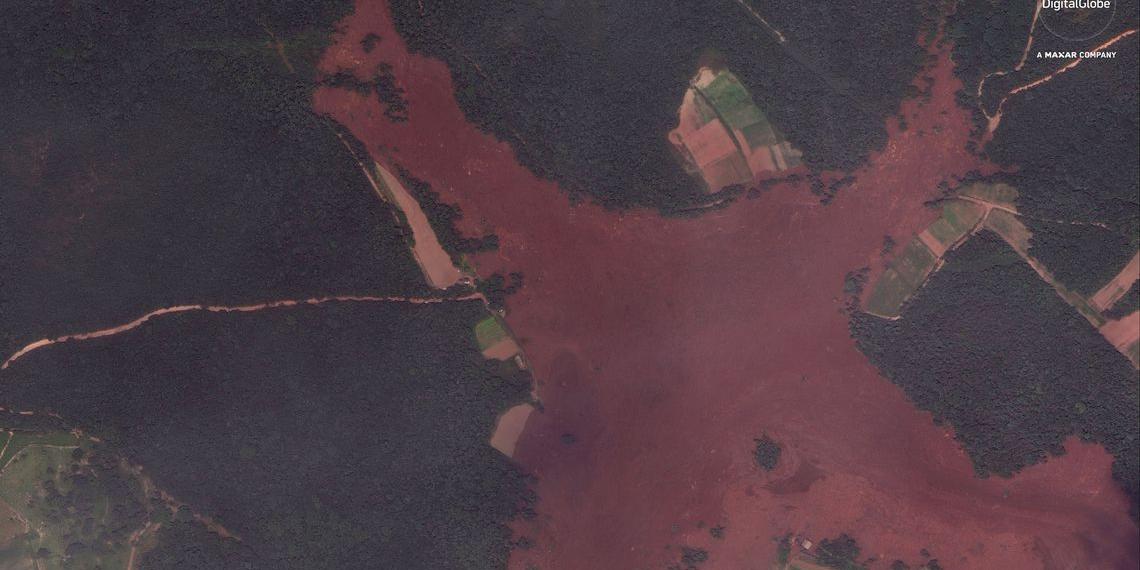 (Imagem de satélite © 2019 DigitalGlobe; empresa Maxar / Divulgação via Reuters/Direitos reservados)