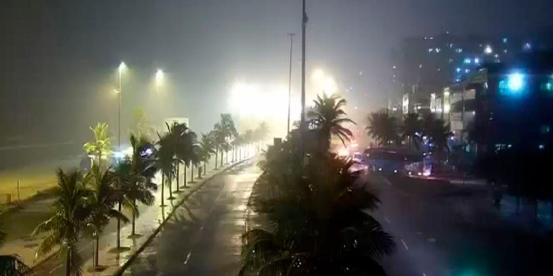 Uma das vítimas, atingida por raio, ainda não foi identificada (Centro de Operações da Prefeitura do Rio de Janeiro)