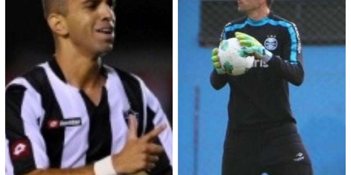(Lucas Uebel/Grêmio e Carlos Roberto)