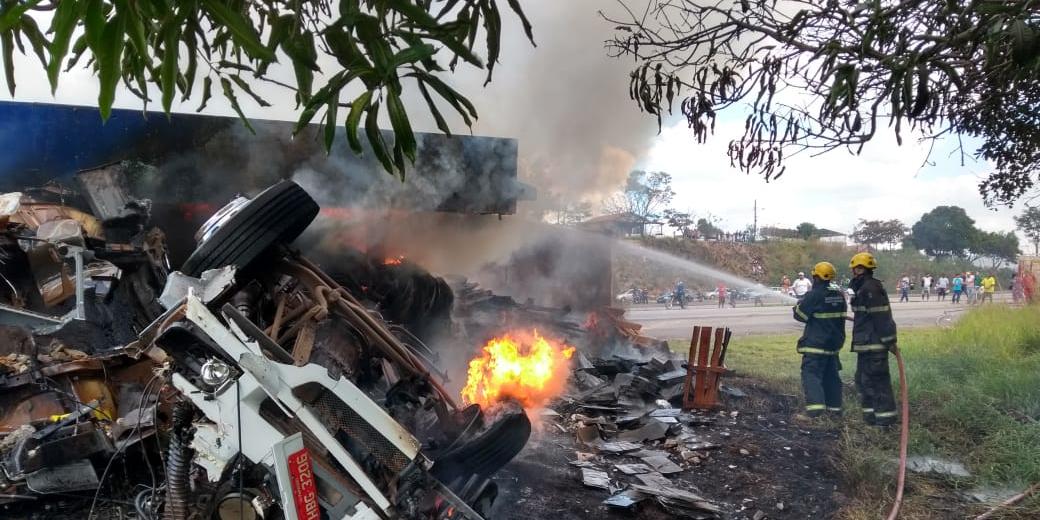 (Corpo de Bombeiros/Divulgação)