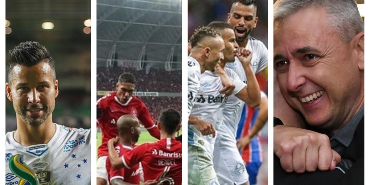 (Divulgação/ Cruzeiro, Inter, Grêmio e Athletico)
