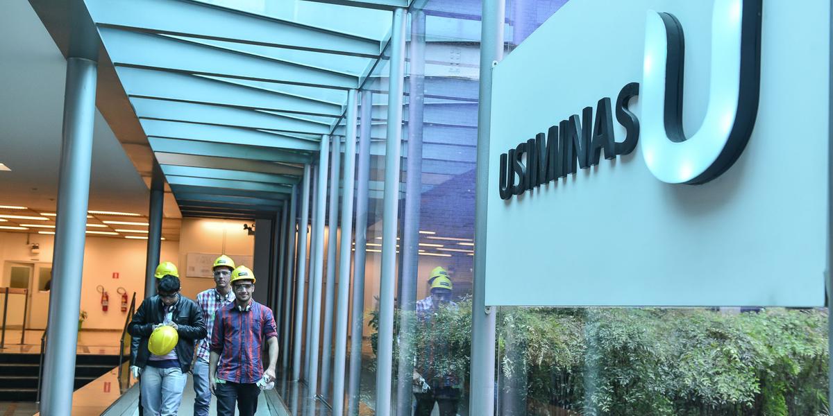 Programa de Estágio de Férias da Usiminas oferece vagas em Minas e São Paulo para universitários de engenharia e geologia (Divulgação)