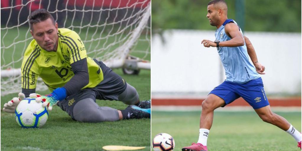  (Alexandre Vidal/Flamengo/Lucas Uebel/Grêmio FBPA)