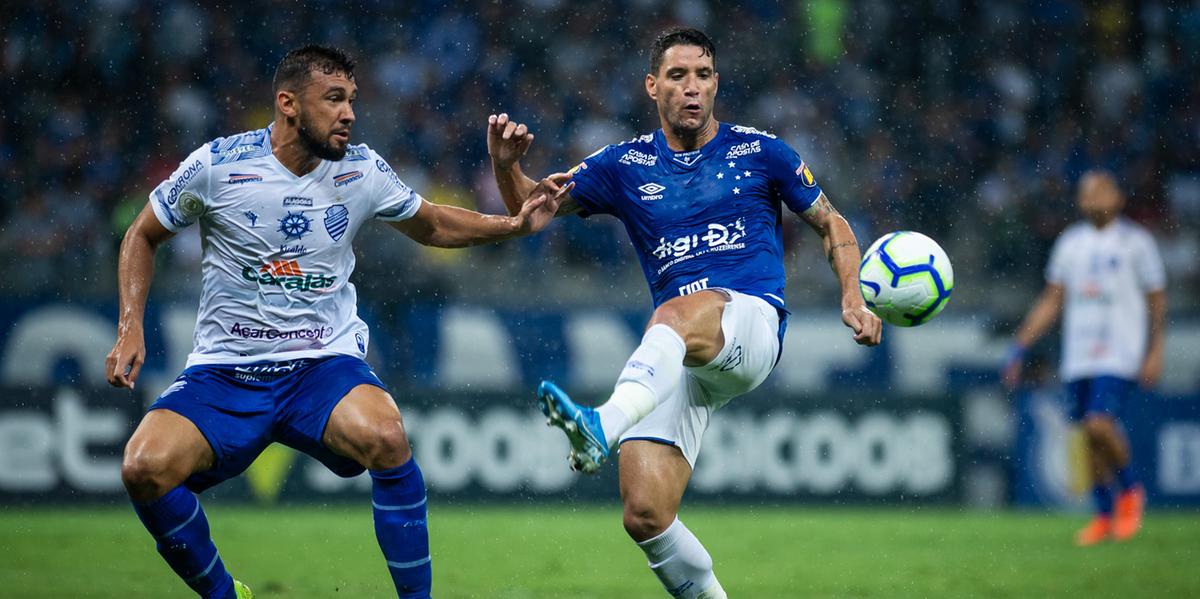 Thiago Neves foi pivô de polêmica antes de jogo contra CSA em 2019 (Bruno Haddad/Cruzeiro)