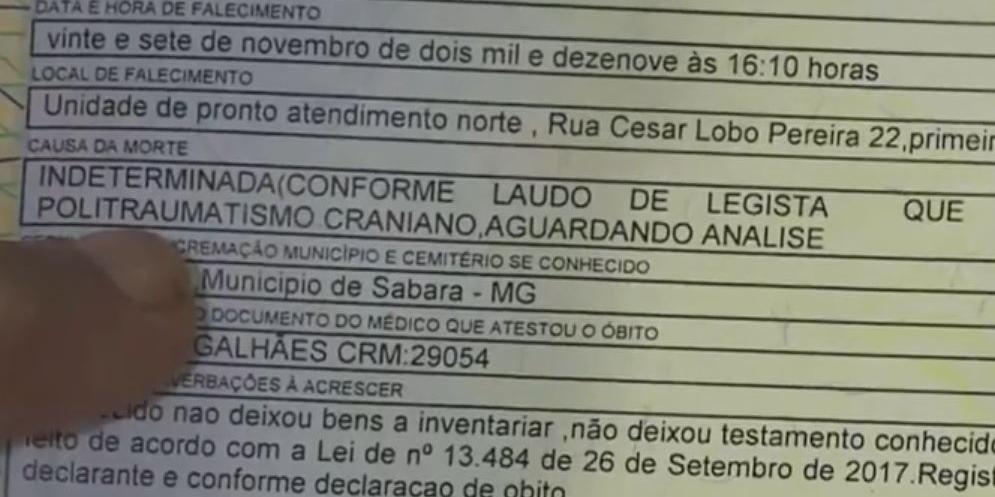 (REPRODUÇÃO / TV GLOVO)
