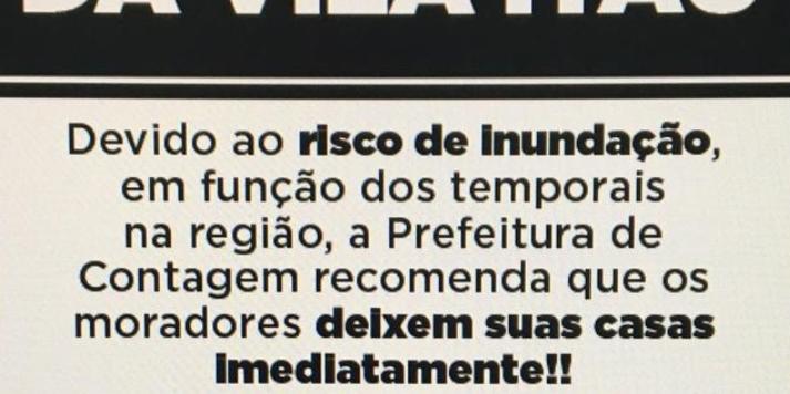(Defesa Civil de Contagem)