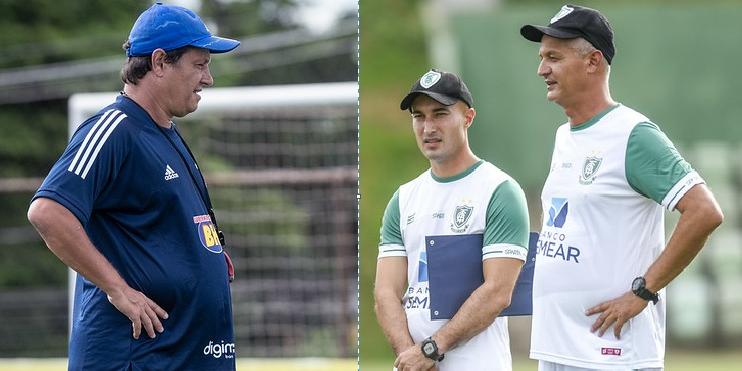 (Montagem sobre fotos de Gustavo Aleixo/Cruzeiro e Mourão Panda/América)