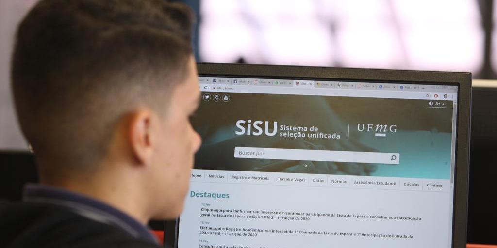 Sisu é um sistema que reúne em uma mesma plataforma as vagas ofertadas por instituições públicas de ensino superior, sejam elas federais, estaduais ou municipais (Lucas Prates / arquivo Hoje em Dia)