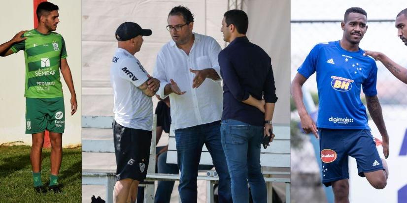 (João Zebral/América; Bruno Cantini/Atlético; Gustavo Aleixo/Cruzeiro)