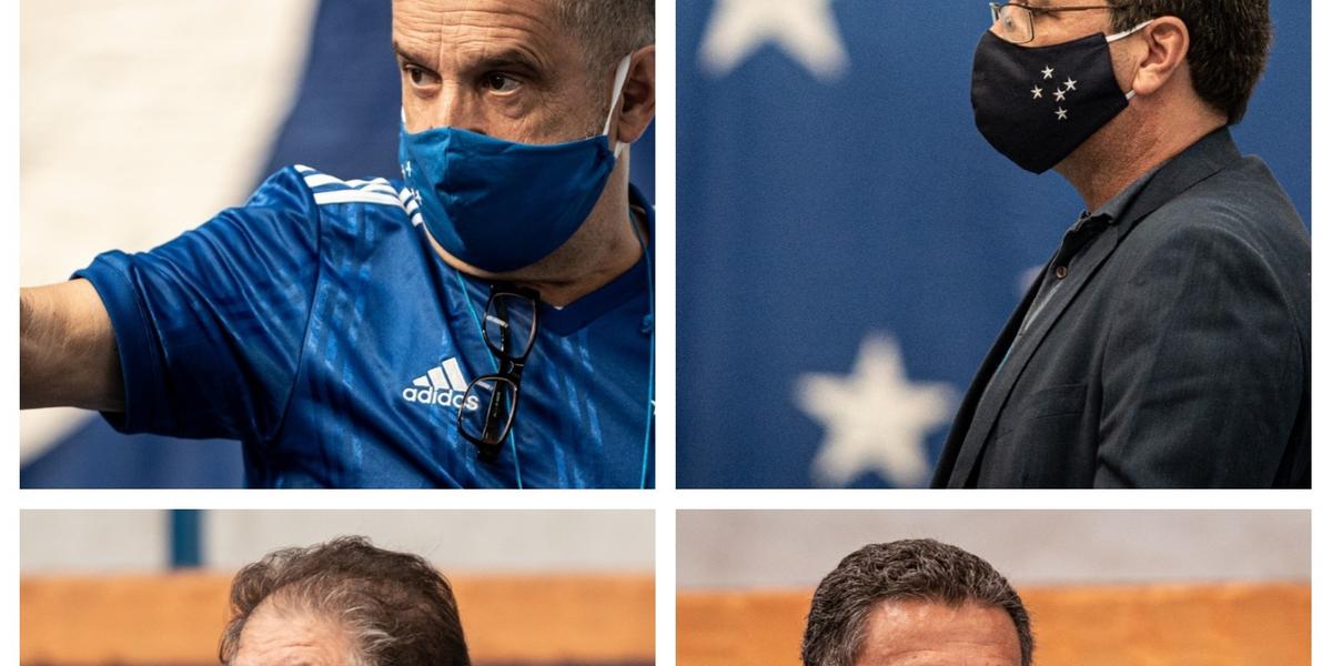 (Montagem sobre fotos Divulgação do Cruzeiro)