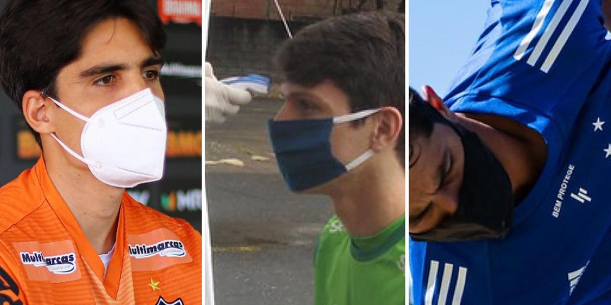 (Pedro Souza/Atlético; América/Divulgação; Bruno Haddad/Cruzeiro)