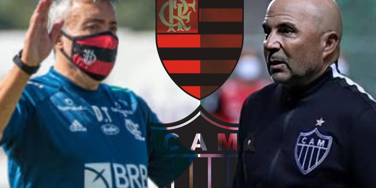 (Alexandre Vidal/Flamengo; Bruno Cantini/Atlético)