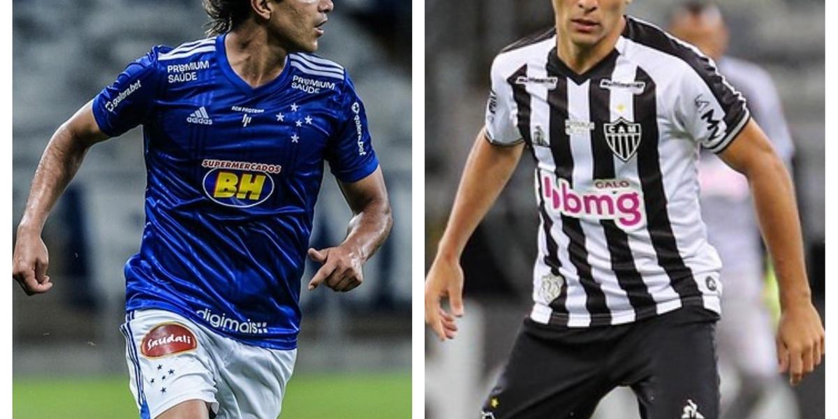 (Gustavo Aleixo/Cruzeiro e Bruno Cantini/Agência Galo/Atlético)