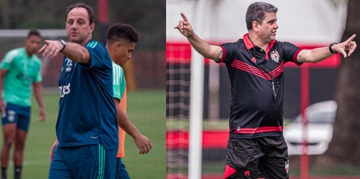 (Alexandre Vidal/Flamengo Heber Gomes/Atlético-GO)
