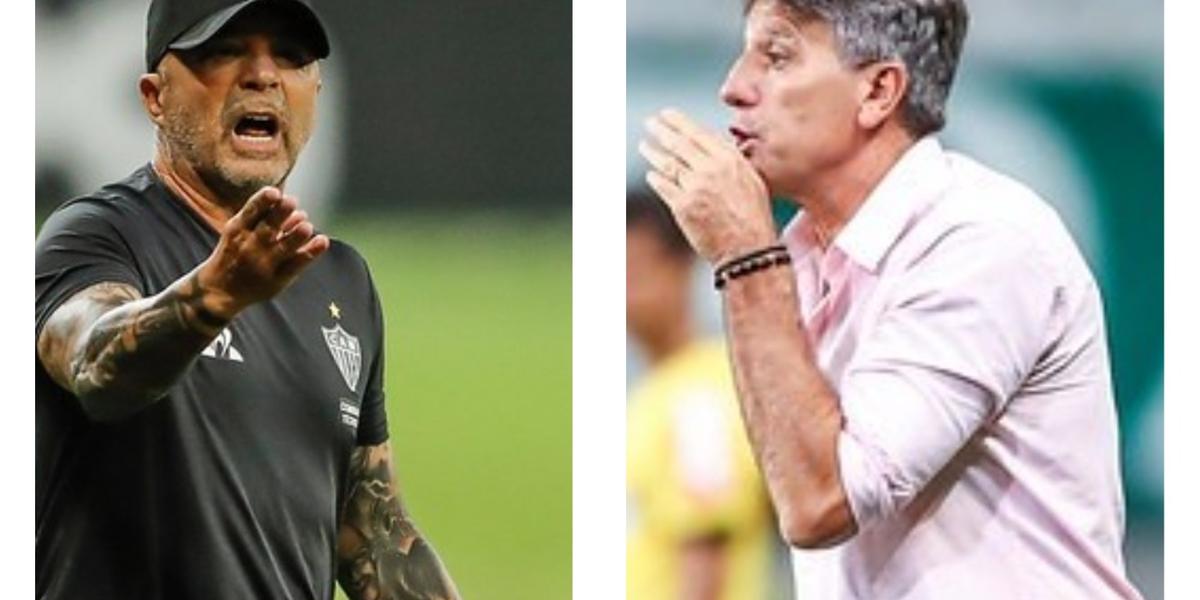(Fotos Bruno Cantini/Agência Galo/Atlético e Lucas Uebel/Grêmio FBPA)