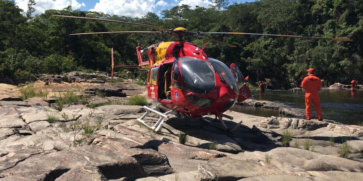 No sábado, duas equipes do Corpo de Bombeiros, da unidade de Lagoa Santa, foram empenhadas para avaliação e tentativa de localização (Corpo de Bombeiros/Divulgação)