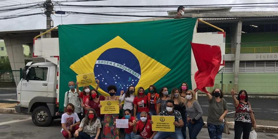 (FACEBOOK JORNALISTAS LIVRES/LUANA MARGARIDA)