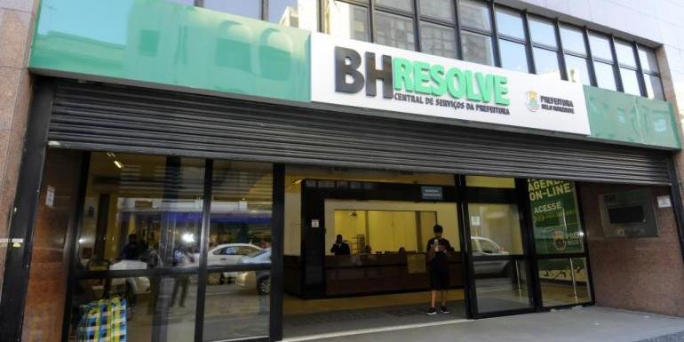 Um dos postos de atendimento provisório funciona no BH Resolve, na rua dos Caetés, no Centro de BH (Adão de Souza/PBH )