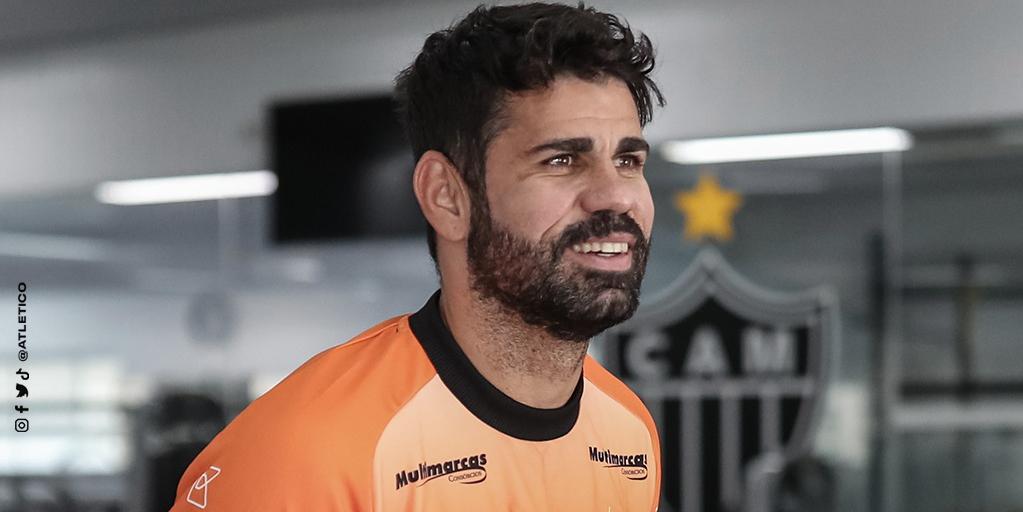 Diego Costa esteve no Atlético entre agosto de 2021 e janeiro de 2022 e, até então, estava sem clube. (Divulgação/Atlético)