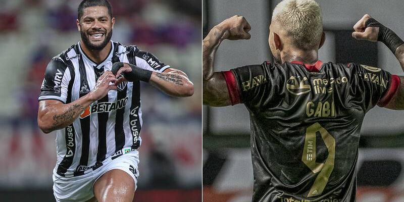 (Pedro Souza/Atlético - Alexandre Vidal/Flamengo)