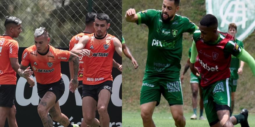 (Atlético/Twitter/Reprodução América/Twitter/Reprodução)