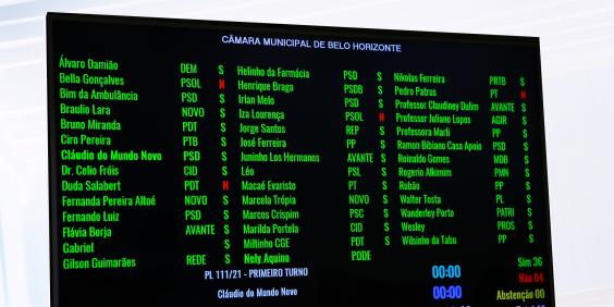 (Divulgação / Câmara Municipal de Belo Horizonte)