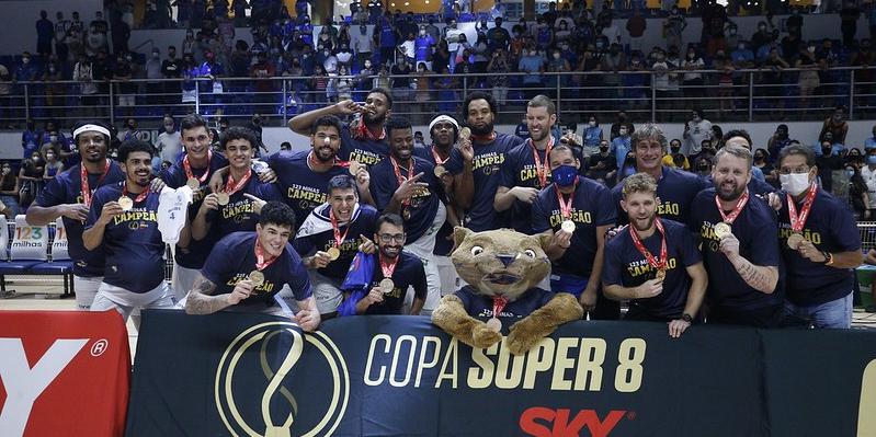 Copa Super 8 é o primeiro título nacional do basquete do Minas