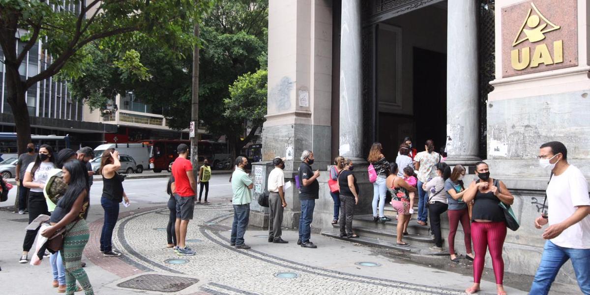 Estrutura foi disponibilizada na UAI para realização de, em média, 80 atendimentos por dia (Lucas Prates/Hoje em Dia)