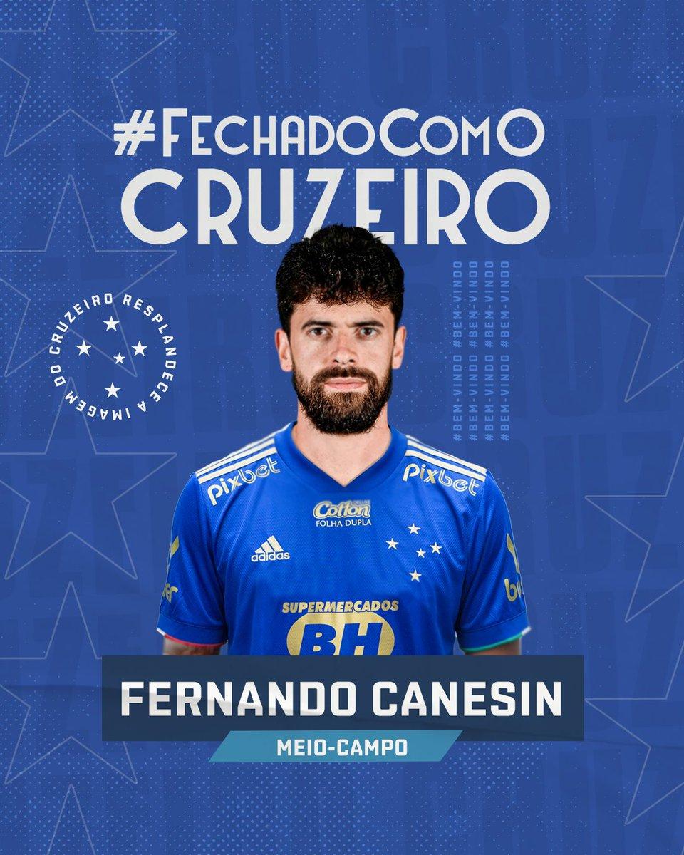 Fernando Canesin defendeu o Athletico-PR nas duas últimas temporadas e assinou contrato com o Cruzeiro até o fim de 2022 (Cruzeiro/Divulgação)