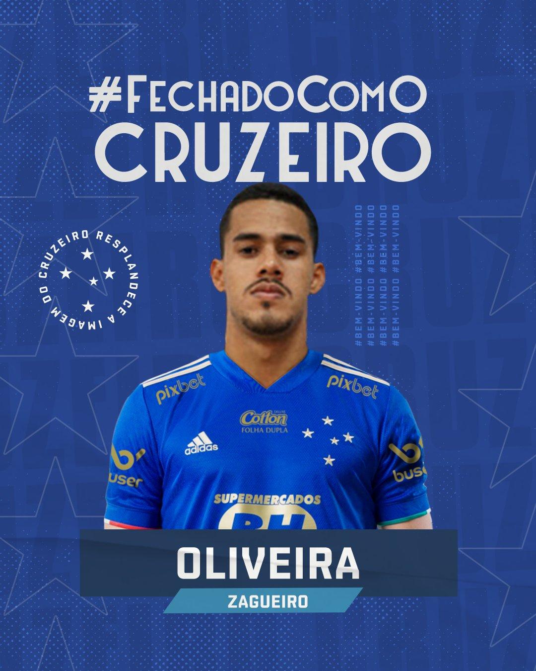 Oliveira, de 26 anos, defendia o Atlético-GO (Cruzeiro/Divulgação)