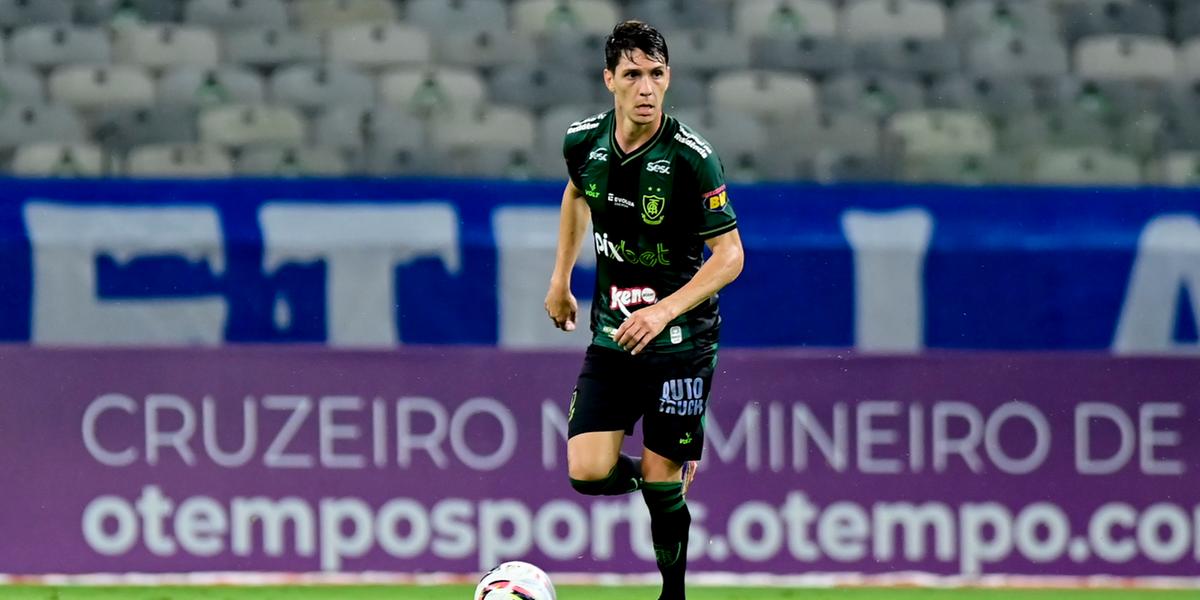 O meio-campista marcou o segundo gol do Coelho na vitória sobre o Cruzeiro, na última quarta-feira (2) (Mourão Panda / América)