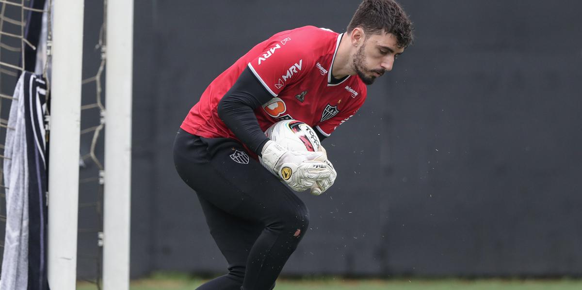 O camisa 32 foi contratado pelo Galo em 2020, após anos defendendo o rival Cruzeiro (Pedro Souza / Atlético)