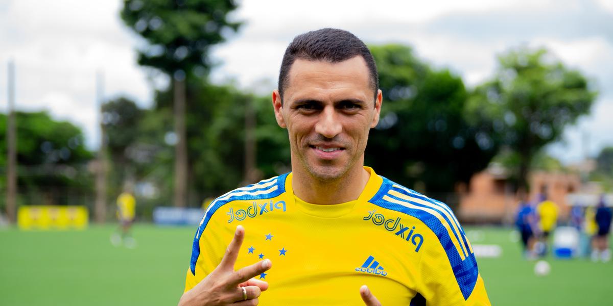 O jogador, de 34 anos, havia testado positivo para a Covid-19 na semana passada (Pedro Carvalho/Cruzeiro)