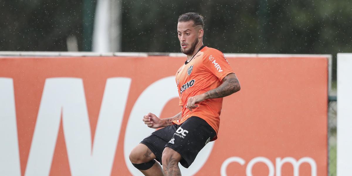 O lateral-direito deverá iniciar jogando no confronto com a URT, nesta quarta-feira (9), em Patos de Minas (Pedro Souza / Atlético)