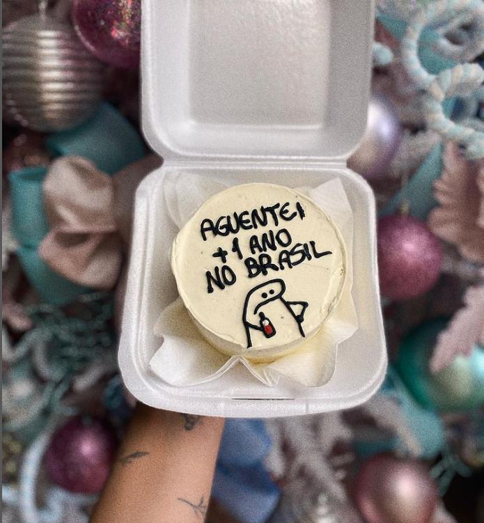 Topo de Bolo Meme Bento Palito Engraçado Festa Aniversario Decoração  Confeitaria