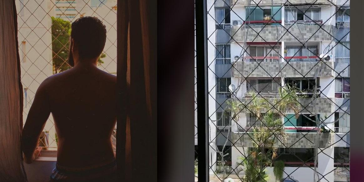 Liverson Silva viralizou na web ao mostrar vizinha que reclamou dele por andar de cueca (Reprodução / Redes Sociais Liverson Silva)