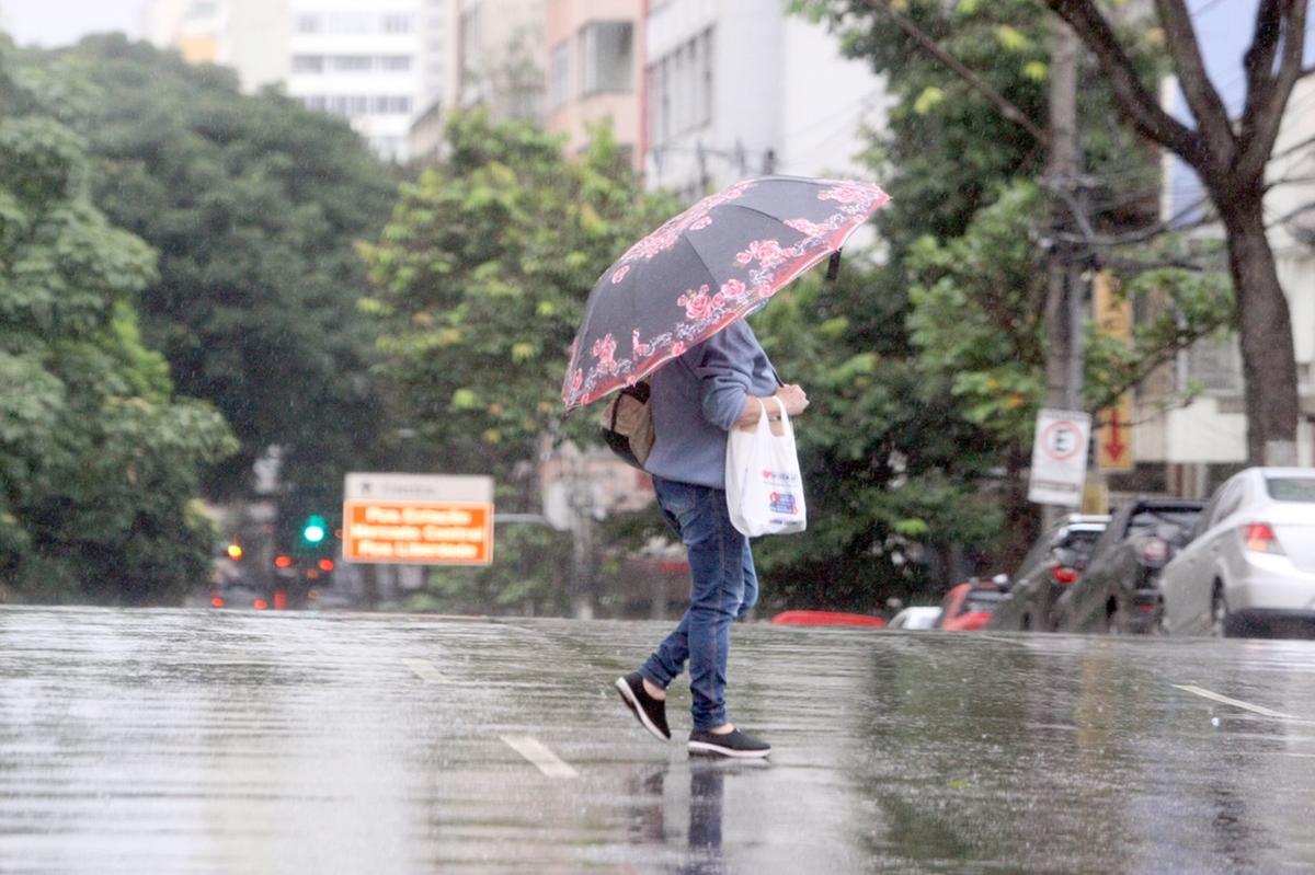 Defesa Civil alerta moradores de BH para pancadas de chuva e rajadas de vento (Maurícío Vieira / Hoje em Dia)