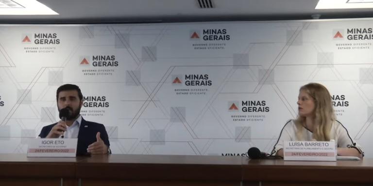 Secretários Igor Eto e Luiza Barreto (Captura de tela)